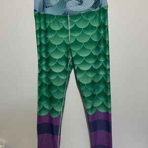Silver Fox Women's Multicolored Printed Skinny Legging Pants Size Large